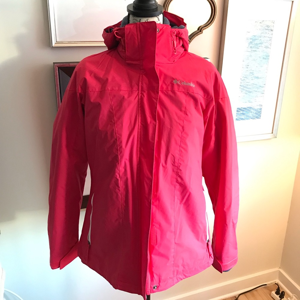 NWOT Columbia Interchange Winter Jacket (Fuchsia color)